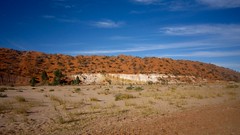 Day 8, Yellow Ochre in cliffs about 7km from Central Australian Railway crossing, 2