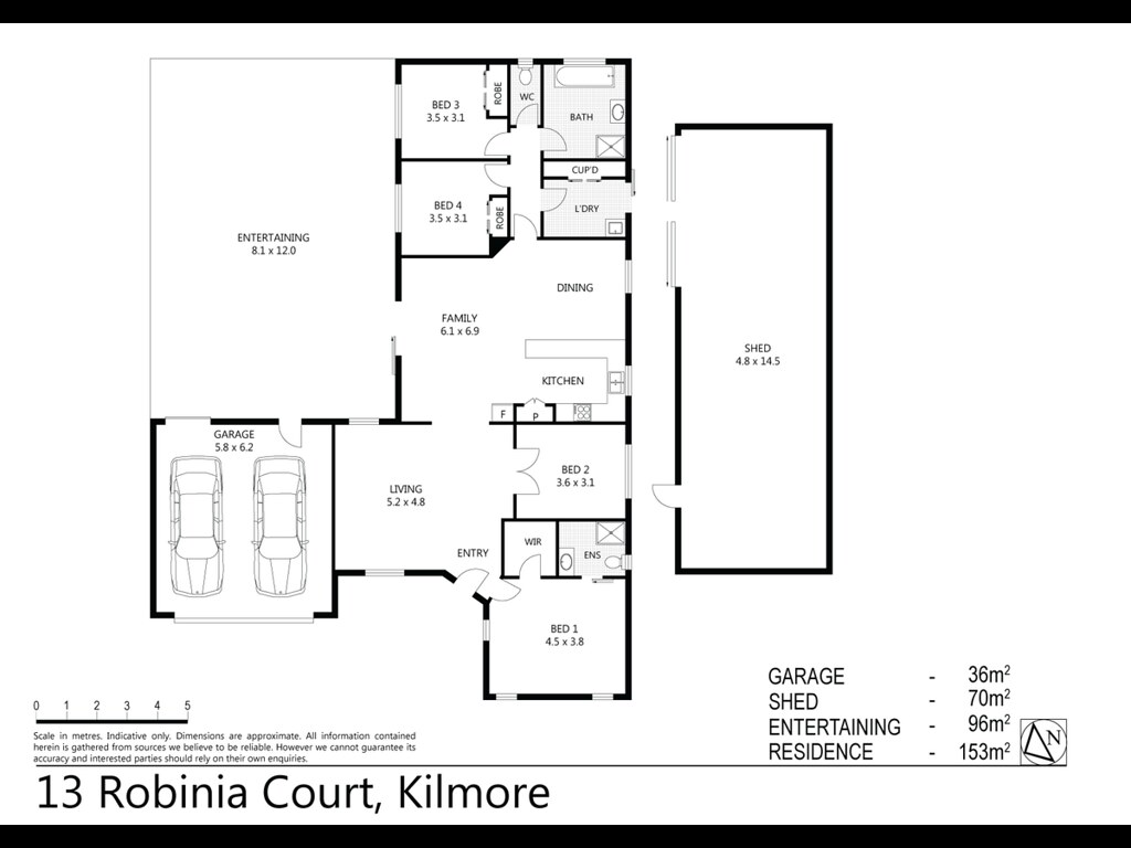 13 Robinia Court, Kilmore VIC 3764 floorplan