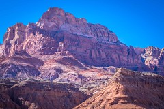 A glimpse of the red rock mountains surrounding the Vermillion cliffs area.