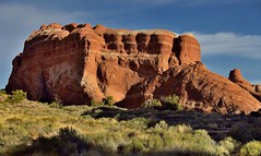 Lights and Shadows Cast Across the Utah Landscape (Arches National Park)
