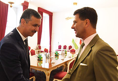 Generalsekretär Peterlik trifft Vize-Außenminister von Tadschikistan Nasreddin