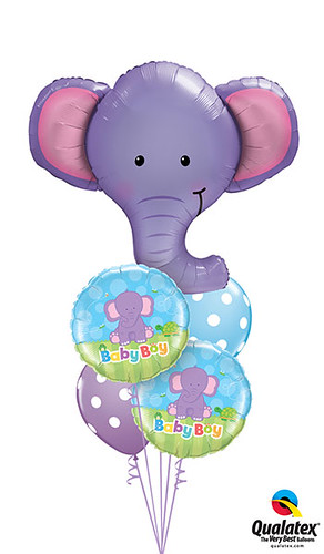 Baby Boy Elephant Bouquet