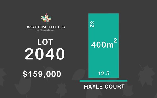 Lot 2040, Hayle Court (Aston Hills), Mount Barker SA