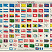 National Flags by an unknown artist, showing  emblems and flags of different countries. Original from Library of Congress. Digitally enhanced by rawpixel.
