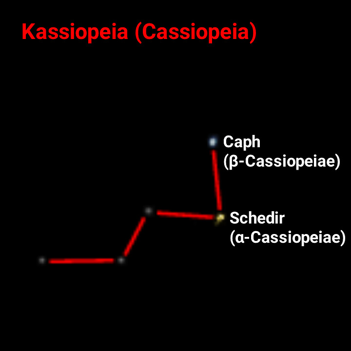 Sternbild Kassiopeia (Cassiopeia)