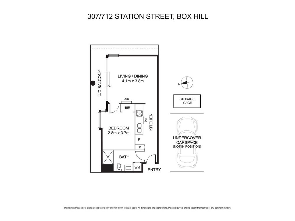 307/712 Station Street, Box Hill VIC 3128 floorplan