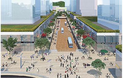 先般、横須賀市が発表した将来の横須賀中央...