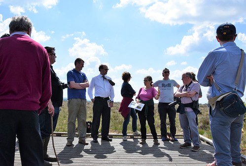 IRWC visit and public event at Scohaboy Bog, Cloughjordan, May 2018. Photo by Ciara Maxwell
