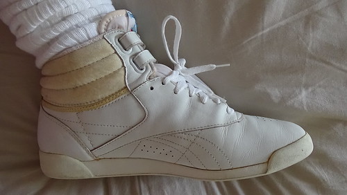 reebok high tops 80s beige