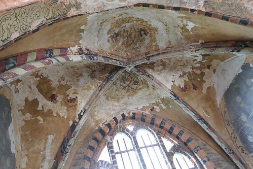 Polichromia sklepienia kaplicy obejścia kościoła NMP i św. Jana Chrzciciela w Chojnie