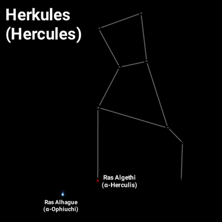 Sternbild Herkules (Hercules)