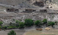 On the road along the Panj River, Tajikistan