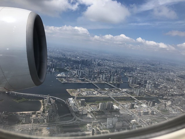 昨日、羽田空港から離陸後運良く撮れました...