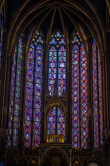 The stained glass windows at Sainte-Chapelle in Paris were incredible!