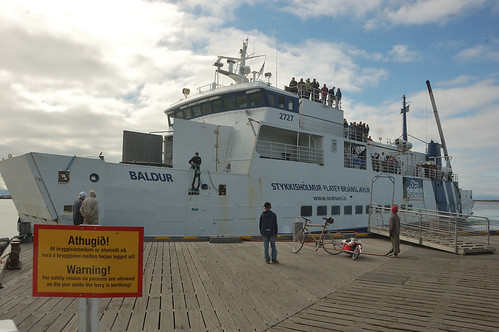 The ferry to Flatey