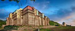 Ι.Μ.Ιβήρων H.M.Iviron panorama Athos UNESCO world heritage