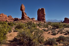 Standing Above the Other Rock Formations (Arches National Park)