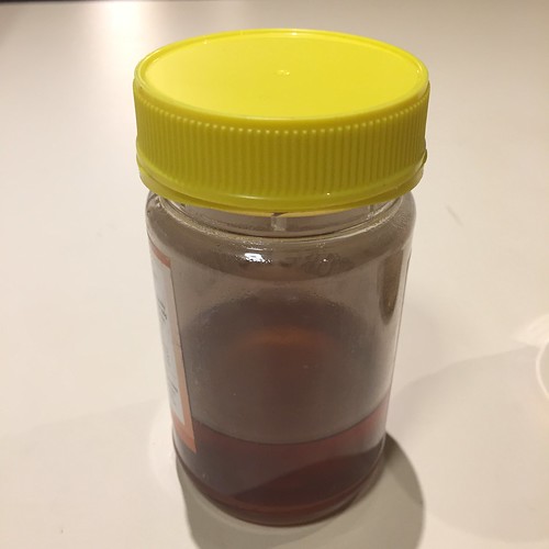 Jar of honey - plastic by sustainablejill, on Flickr