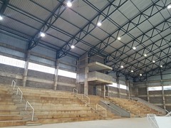 Fiscalização do andamento da fase final das obras do Complexo Esportivo na cidade de Matelândia (PR).