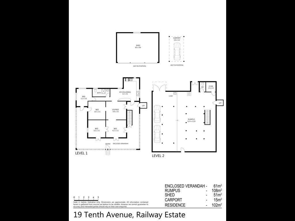 19 TENTH AVENUE, Railway Estate QLD 4810 floorplan