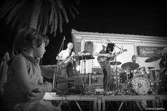Franco Deserto (Le Ombre) & The Beat Circus in concerto al "Florida - stabilimento balneare" di Loano (Sv).  11.08.2018
