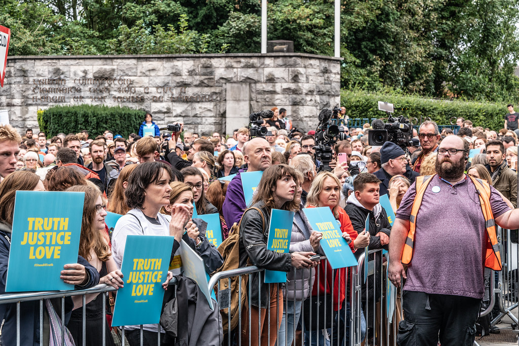 TRUTH JUSTICE LOVE #stand4truth [THE STAND FOR THE TRUTH EVENT WHICH TOOK PLACE AT THE SAME TIME AS THE PAPAL MASS IN PHOENIX PARK IN DUBLIN]-143284