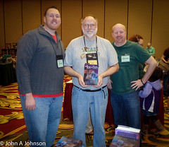 20131117 JJ at ICON with authors Jed Peterson and Michael Koogler
