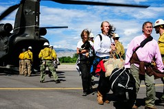 U.S. Soldiers from the 2nd Battalion, 4th Aviation Regiment out of Fort Carson, Colo., along with civilian rescue personnel, rescue members of the Jametown, Colo. (CONG)
