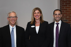 Government Relations Co-Chairs Phil Neuman and Ruby Robinson with Candius Stearns