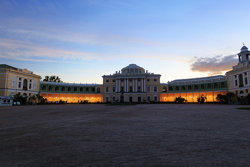 Pavlovsk Palace. Evening.