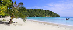 The lovely secluded Siam beach on Koh Racha