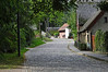 Old paved road in the village of Morgenitz, Usedom (Baltic Sea)