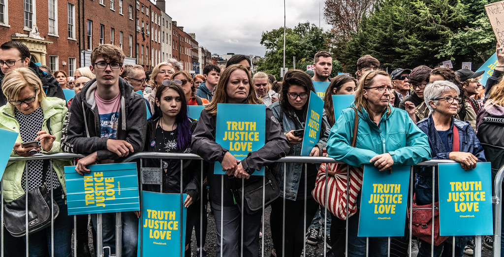 TRUTH JUSTICE LOVE #stand4truth [THE STAND FOR THE TRUTH EVENT WHICH TOOK PLACE AT THE SAME TIME AS THE PAPAL MASS IN PHOENIX PARK IN DUBLIN]-143268