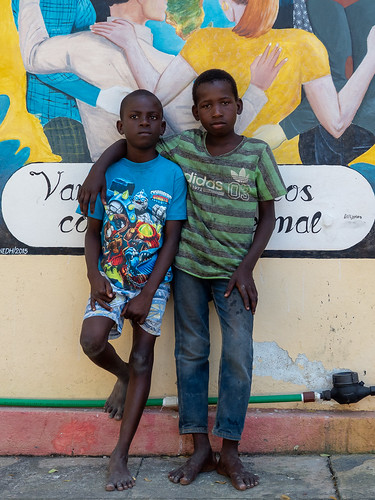Niños en Ilha Mozambique