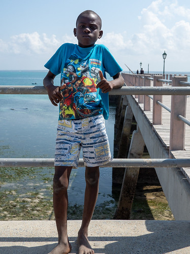 Niño en Ilha Mozambique