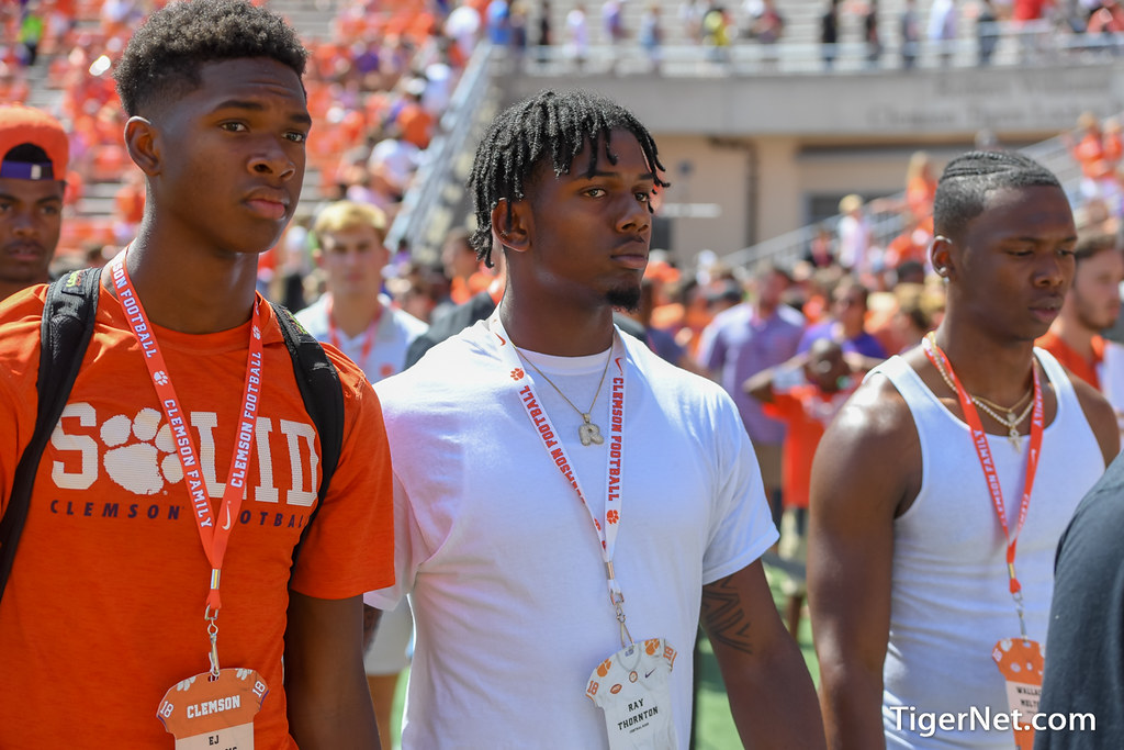 Clemson Recruiting Photo of EJ Williams and Ray Thornton