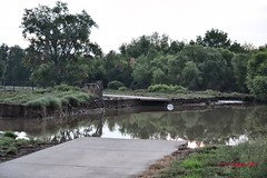 The bike path near 96th & McKay Road is washed away just east of McKay on September 14, 2013. (Ed Dalton)