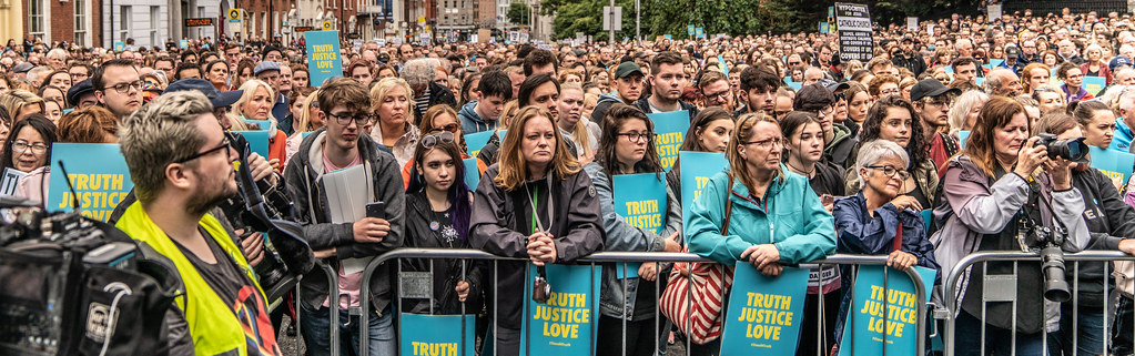 TRUTH JUSTICE LOVE #stand4truth [THE STAND FOR THE TRUTH EVENT WHICH TOOK PLACE AT THE SAME TIME AS THE PAPAL MASS IN PHOENIX PARK IN DUBLIN]-143297
