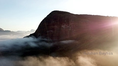 Mount Lico dawn - Lico above the cloud at dawn, taken from drone