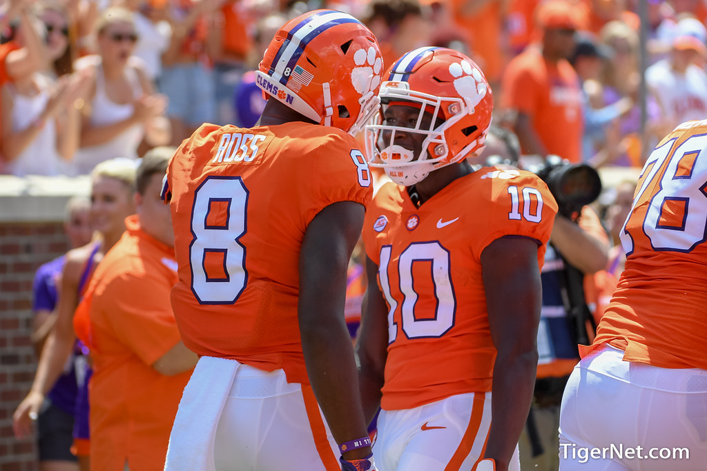 Clemson  Photo of Derion Kendrick and Justyn Ross