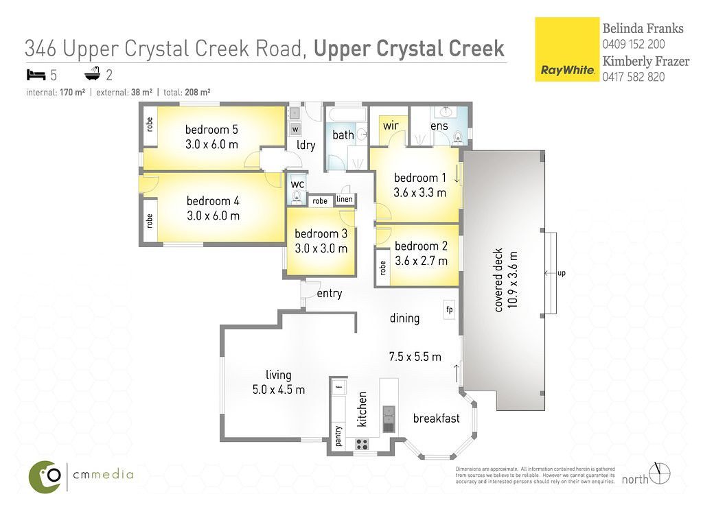 346 Upper Crystal Creek Road, Upper Crystal Creek NSW 2484 floorplan