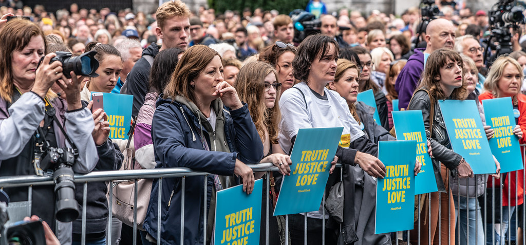 TRUTH JUSTICE LOVE #stand4truth [THE STAND FOR THE TRUTH EVENT WHICH TOOK PLACE AT THE SAME TIME AS THE PAPAL MASS IN PHOENIX PARK IN DUBLIN]-143288