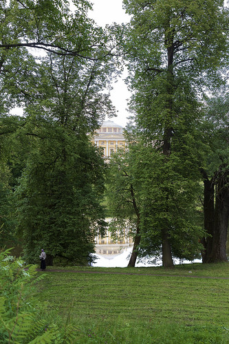Pavlovsk Palace. Reflection.