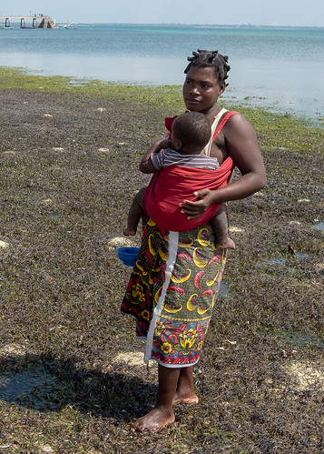 Mujer pescadora. Ihla Mozambique