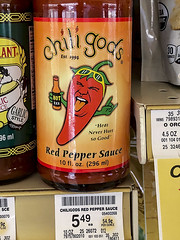 255/365  Chili Gods Red Pepper Sauce
