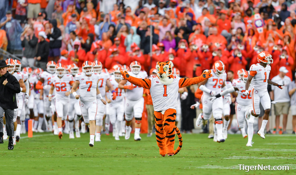 Clemson Football Photo of Chase Brice and The Tiger
