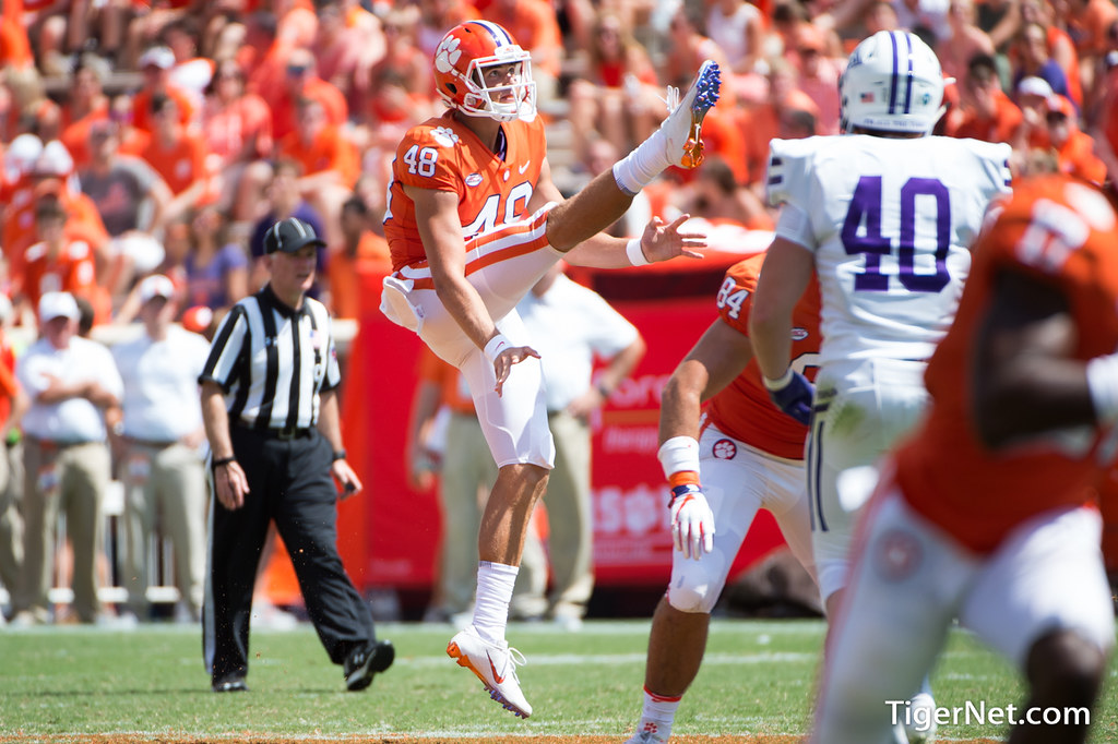 Clemson Football Photo of Will Spiers and Furman