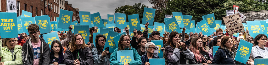 TRUTH JUSTICE LOVE #stand4truth [THE STAND FOR THE TRUTH EVENT WHICH TOOK PLACE AT THE SAME TIME AS THE PAPAL MASS IN PHOENIX PARK IN DUBLIN]-143335
