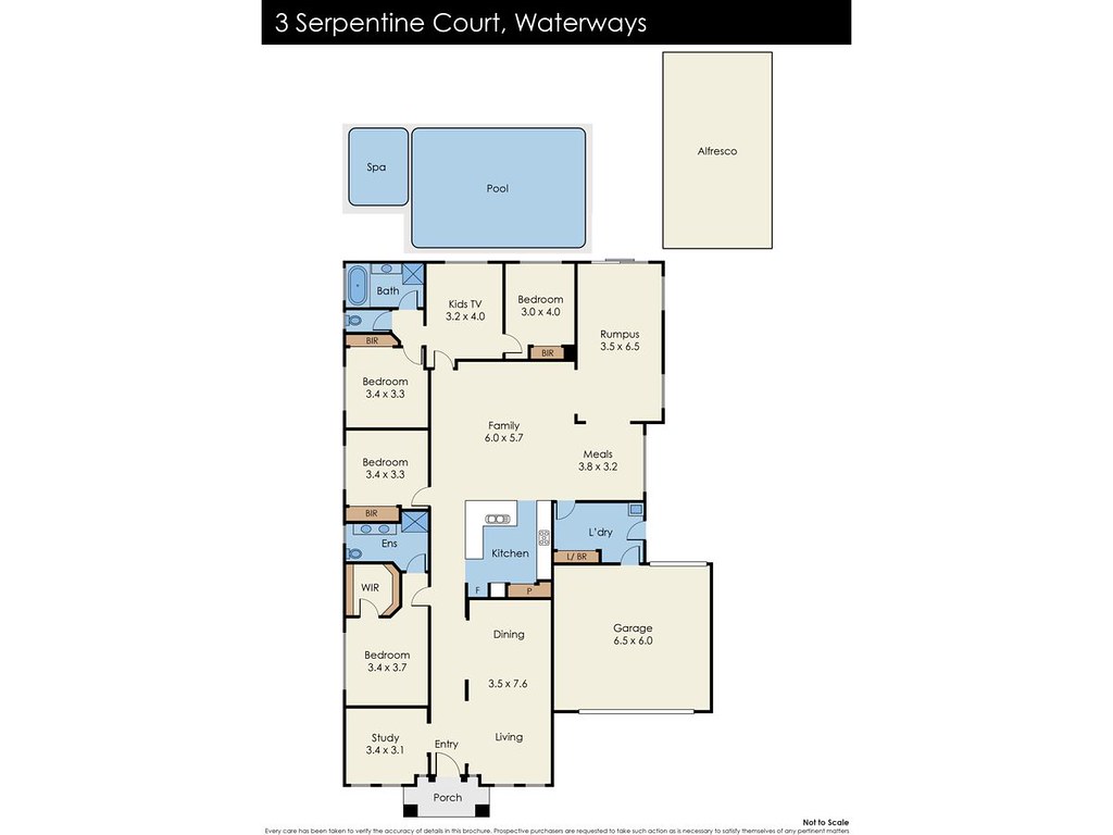 3 Serpentine Court, Waterways VIC 3195 floorplan