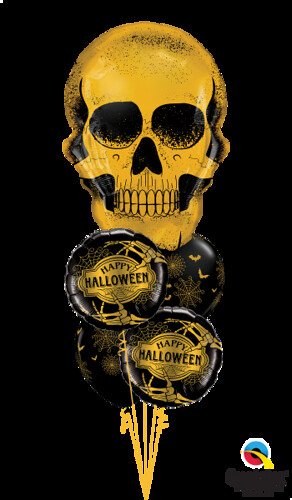 Old Skull Halloween Party bouquet